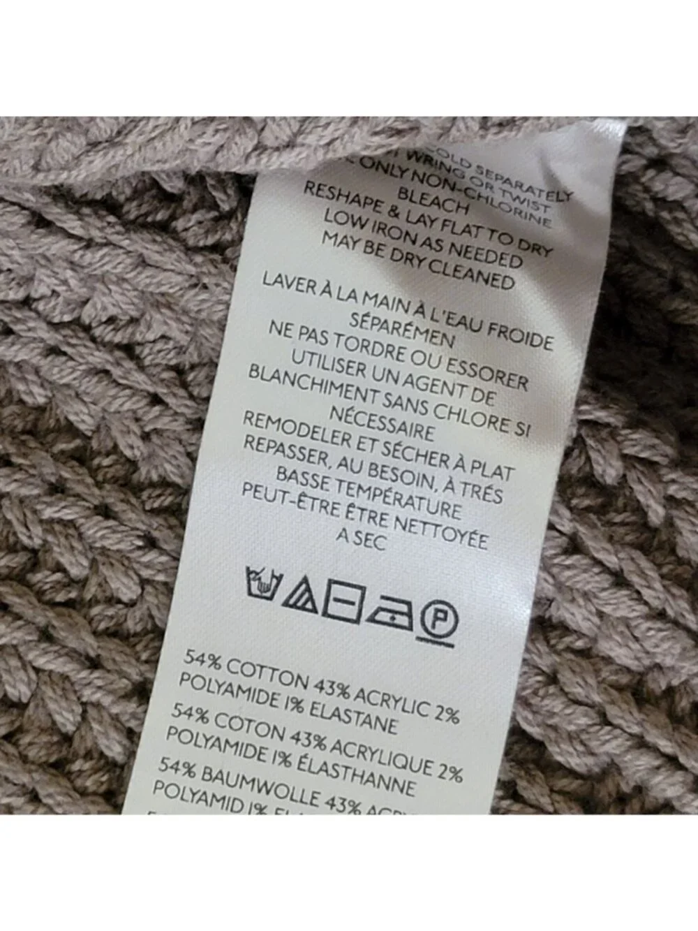 Free People Swim Too Deep Turtleneck Knit Sweater Oversized Normcore Womens S